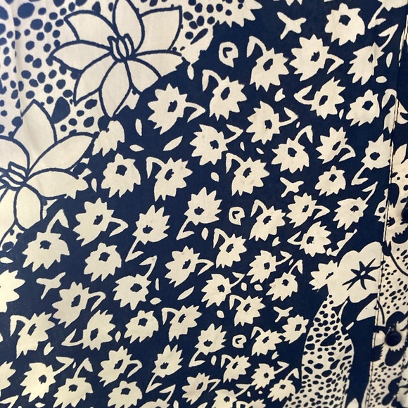 Maison Hotel Maxi Dress - Navy and Cream - Picture 7 of 9